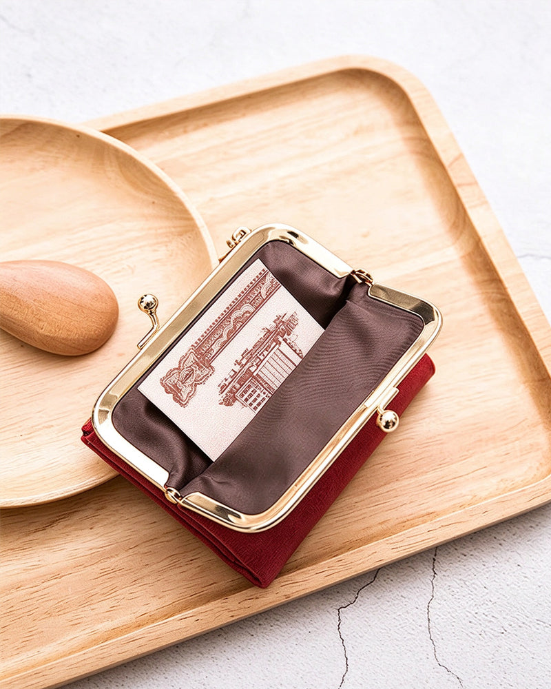 Mini Fashion Ladies Square Short Wallet