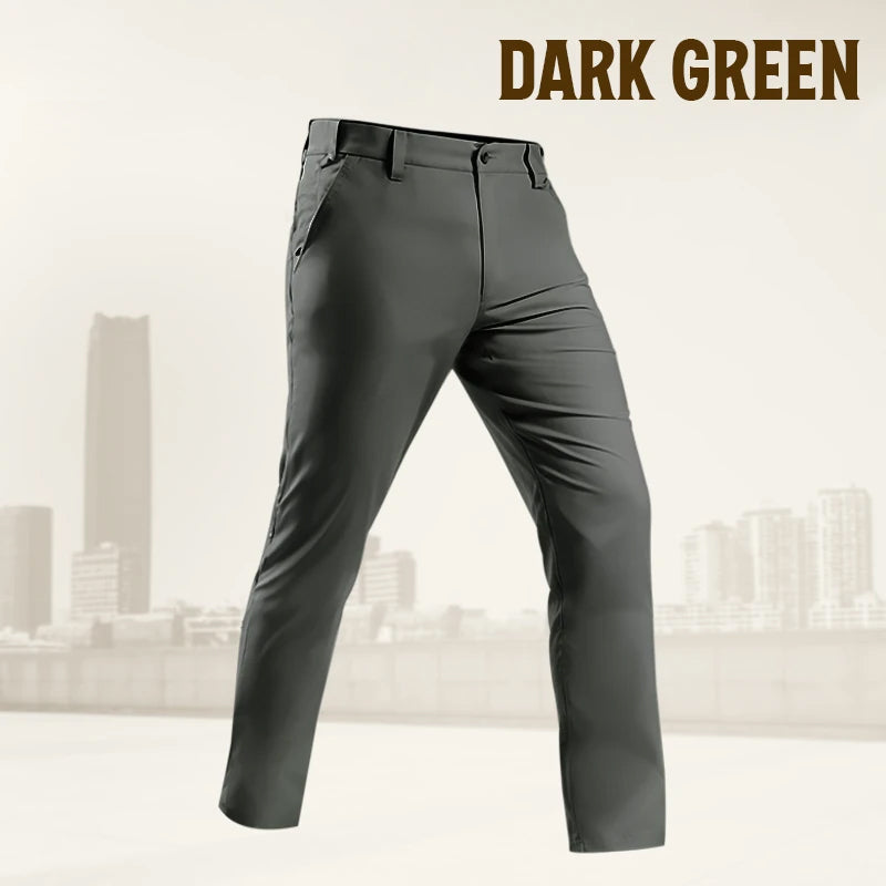 Men's Active Khaki Pants With Expandable Waistband