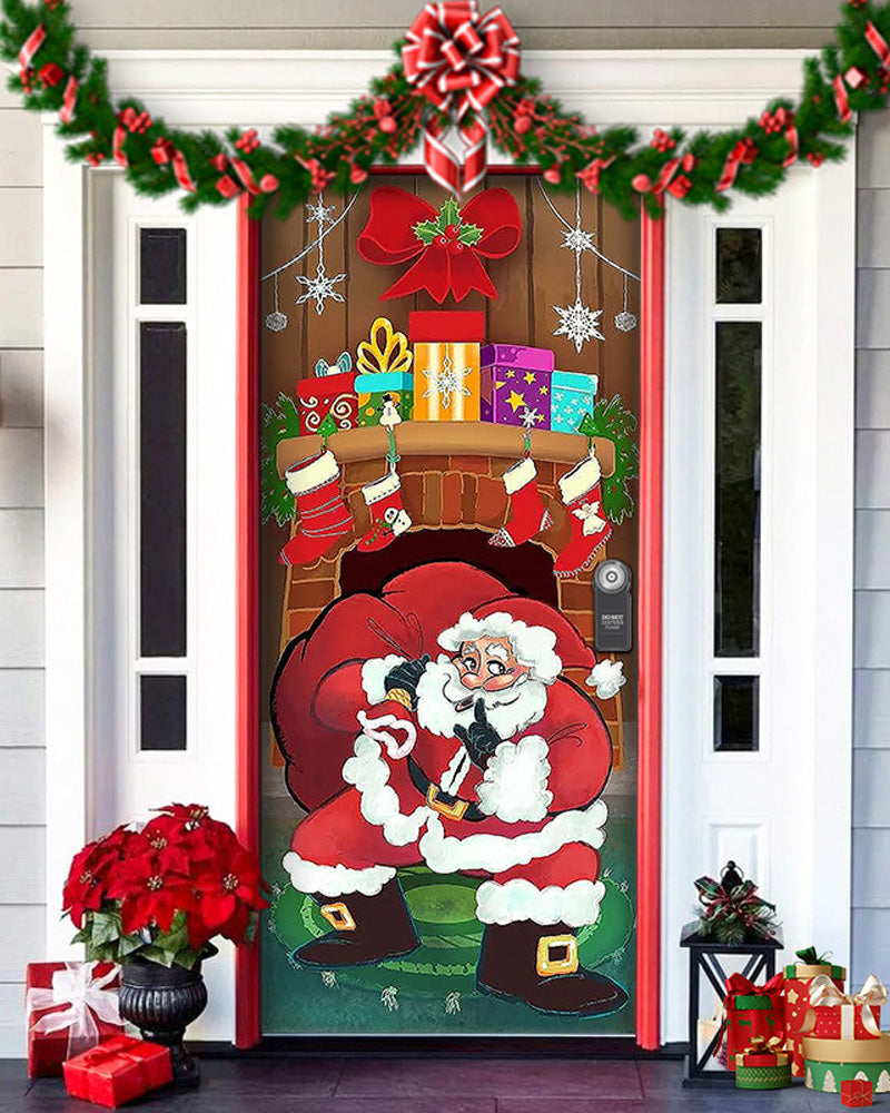 🌟2025 Christmas And Halloween Front Door Decoration