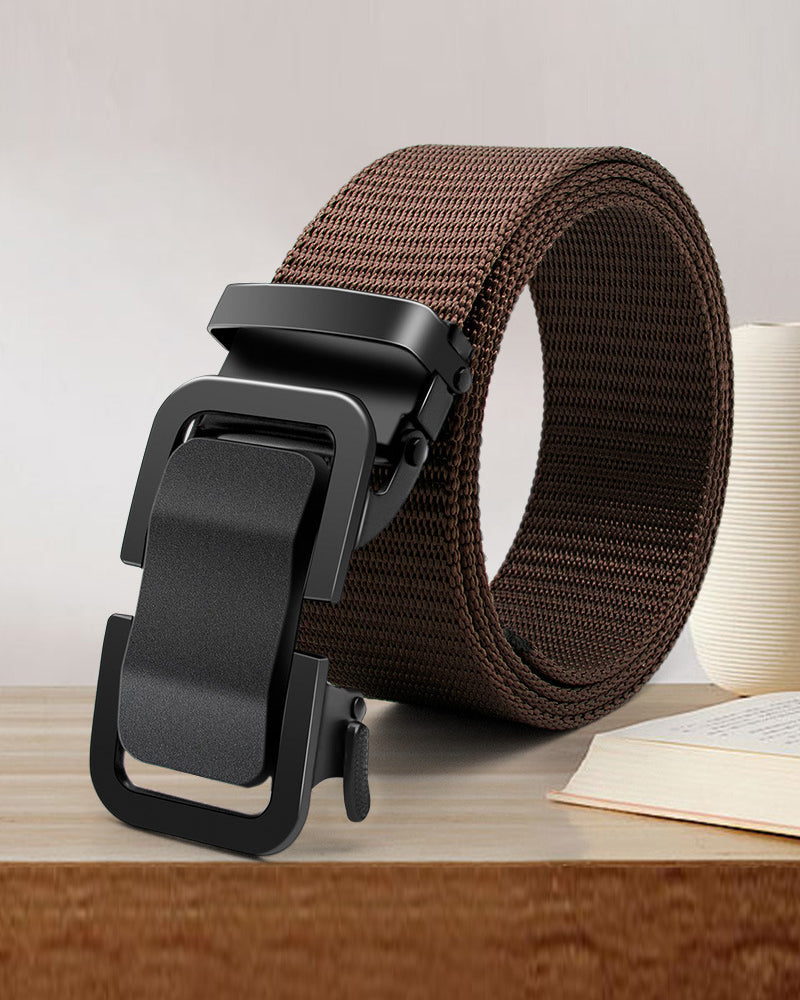 Men's Tactical Nylon Belt - Durable Buckle & Adjustable Size