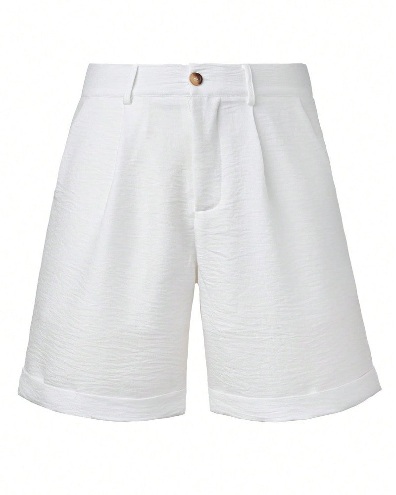 Men's Casual Solid Color Shorts