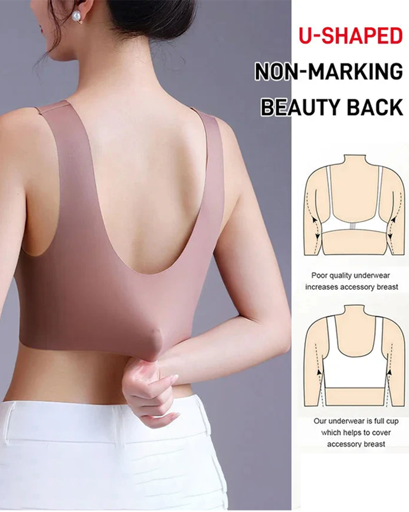 👙 Super comfortable and soft women's lace bra without steel ring