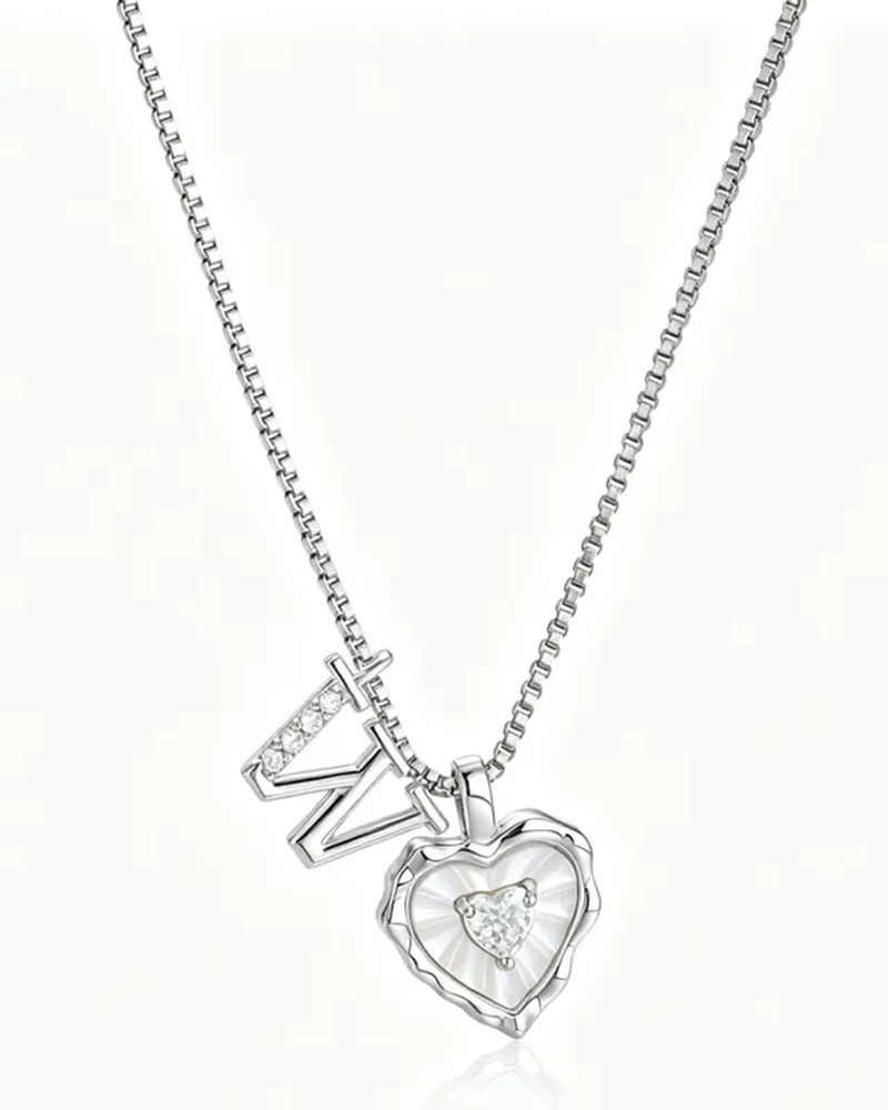 A–Z Micro Pave Letter Pendant Necklace
