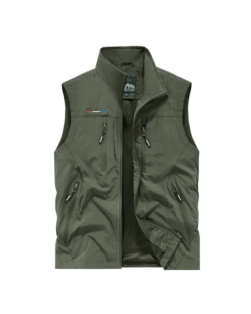 Limited-time sale – 50% OFF🔥🧥 Men's Oversized Sleeveless Vest Jacket with Pockets