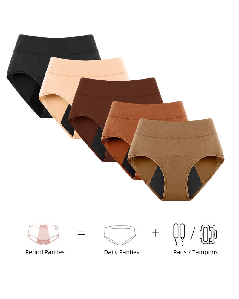 Leakproof High Waisted Underwear Sets