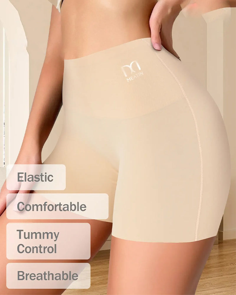 Mid-Rise Solid Color Shorts