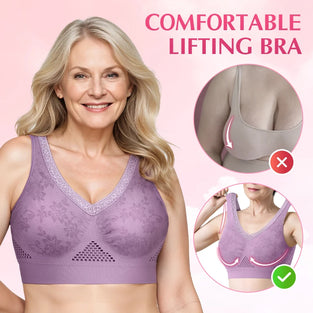 Pure Cotton Buttonless Comfy Lifting Shaping Bra