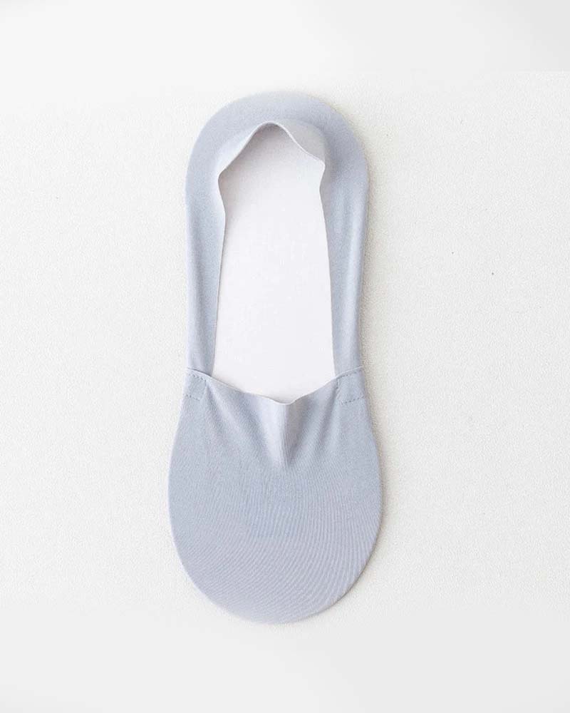 Anti-slip invisible cotton socks