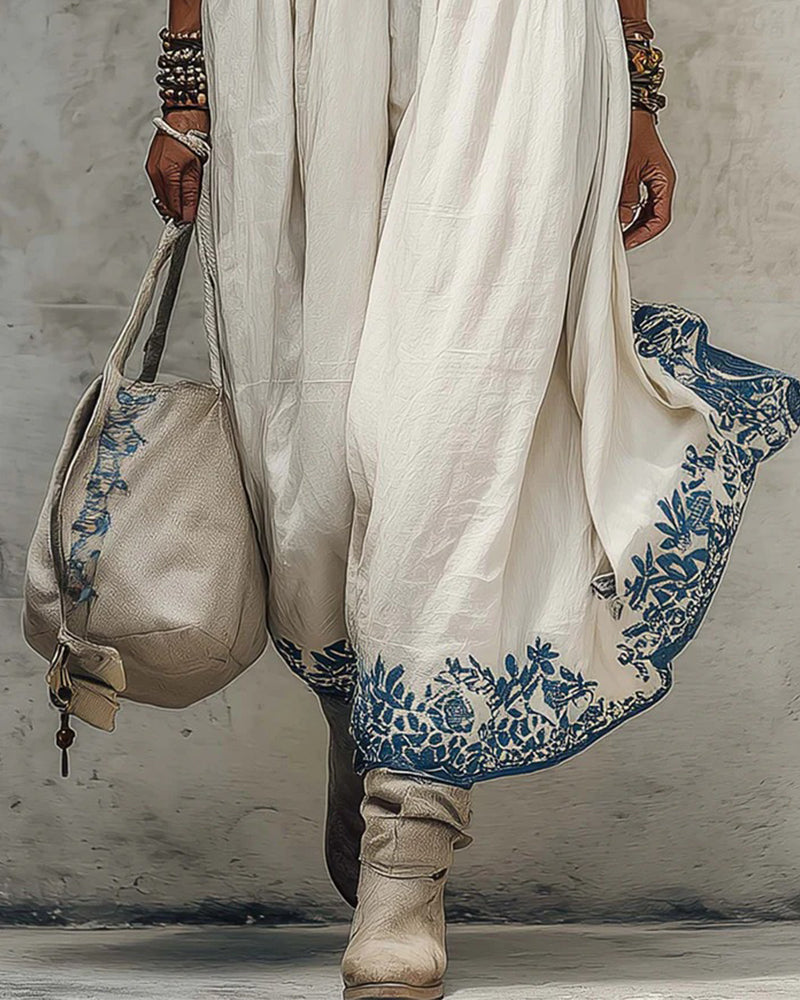 Fashion Plus Size Printed Dress