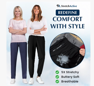 Women's Ultra Stretch Ice Silk Comfort Casual Pants