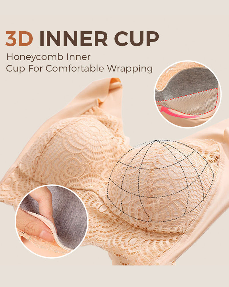 🤩LAST DAY OF SALE 🔥Ultimate Lifting & Support Lace Plus Size Bra