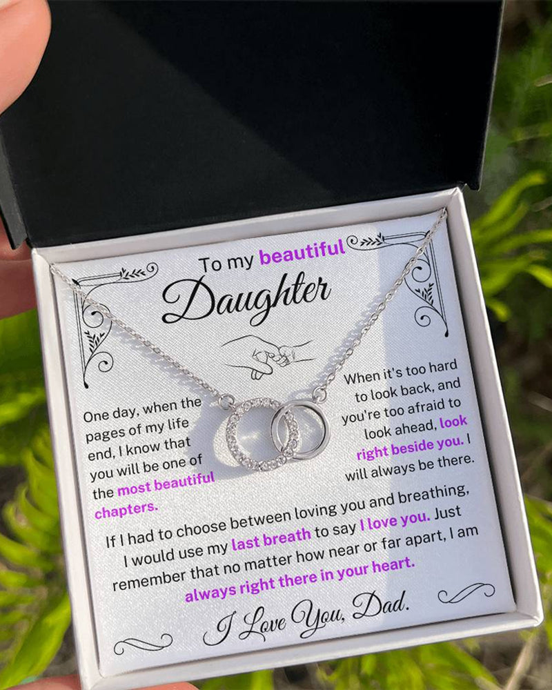 Double Ring Necklace