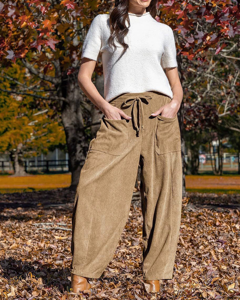 Women’s Corduroy Wide Leg Pants