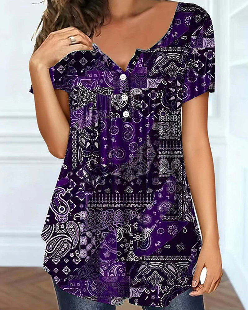 Casual V-Neck T-Shirt for Women