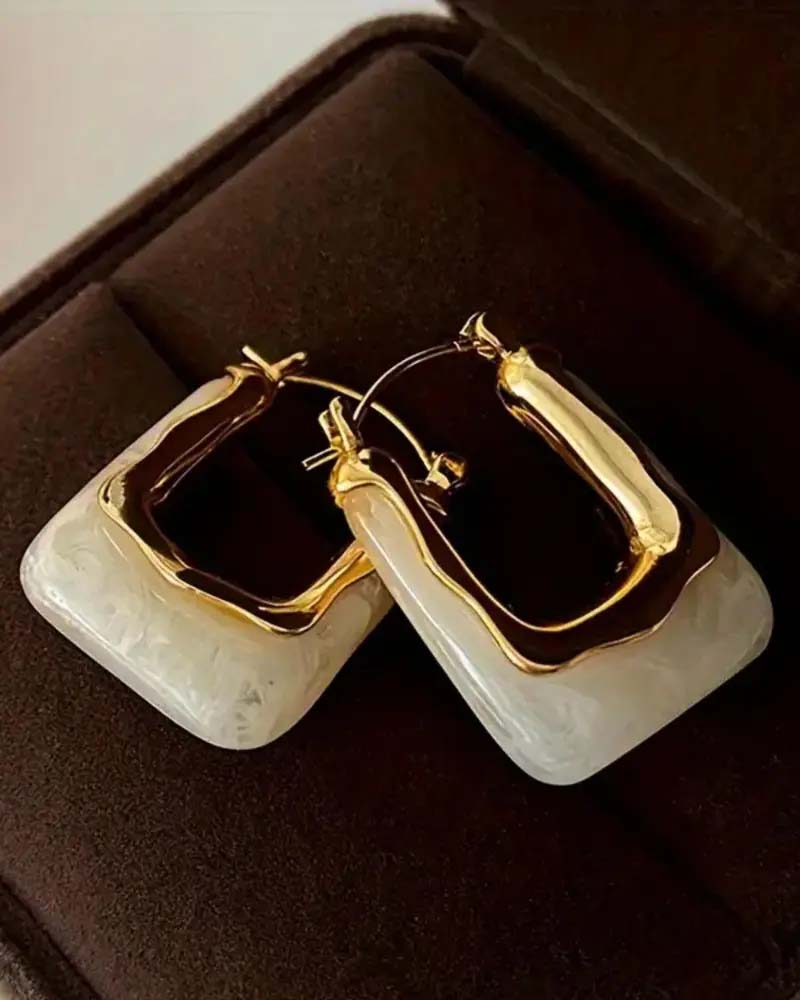 Vintage U-Shaped Earrings