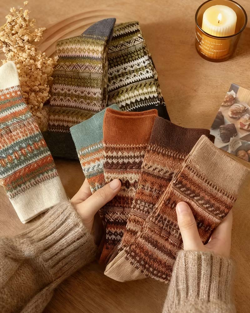 Retro Fashion Ethnic Style Socks