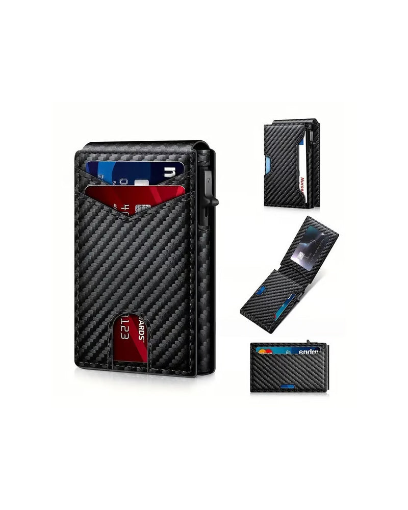 Automatic Pop-Up Bifold Card Holder