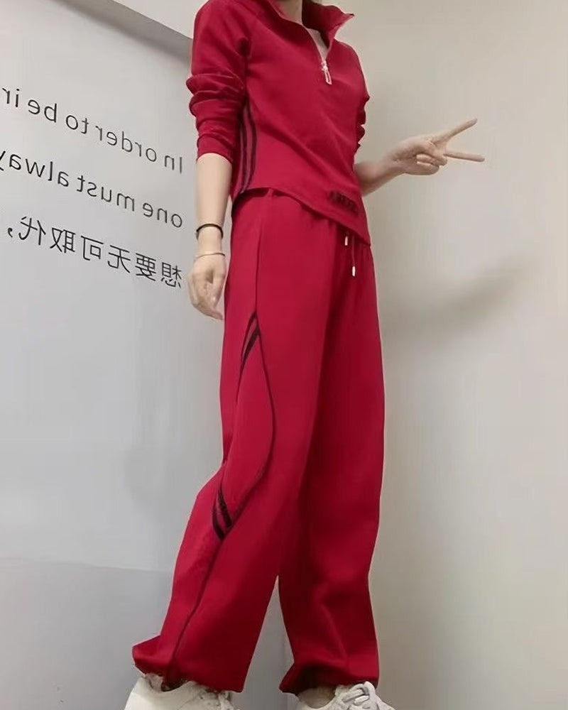 Casual Sports Figure-Flattering Two-Piece Sets