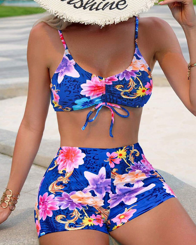 Two-Piece Floral Print Bikini