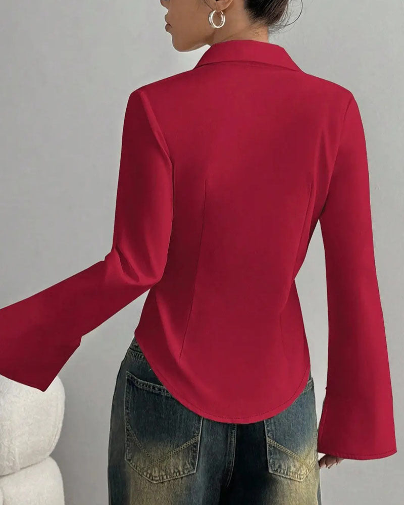 Women's Elegant Slim-Fit Blouse