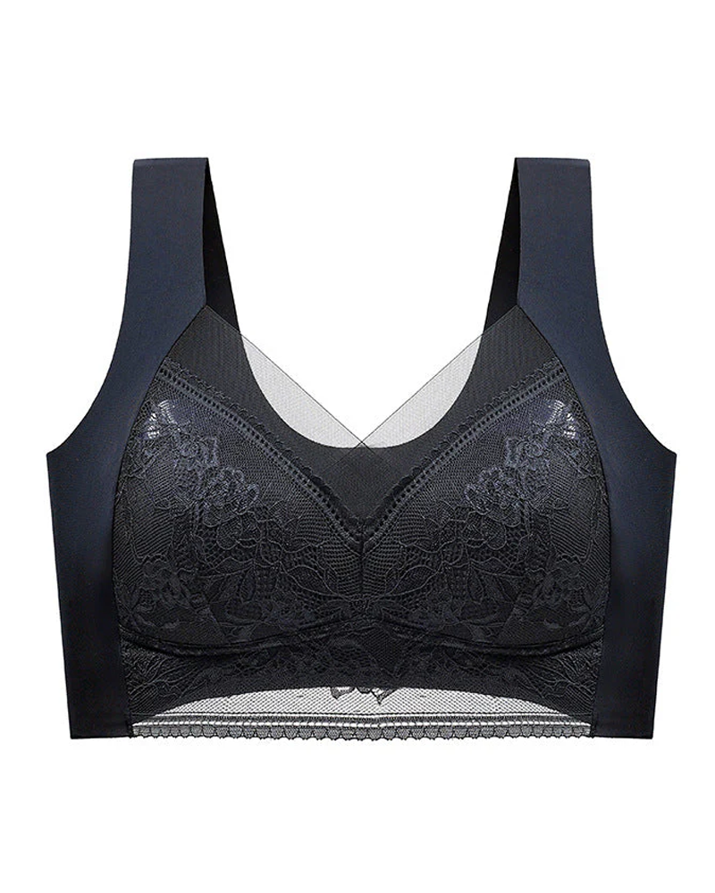 👙 Super comfortable and soft women's lace bra without steel ring