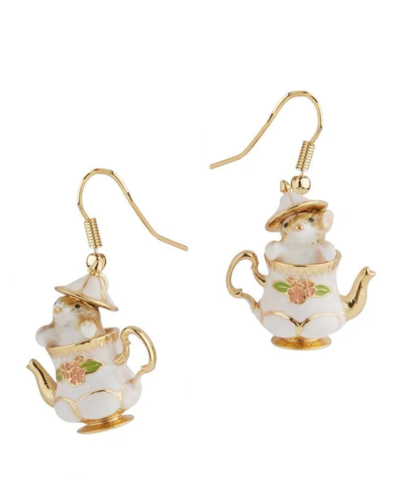 Mouse in my teapot jewelry set