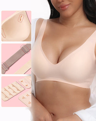 Comfort Deep V Bra without Underwire