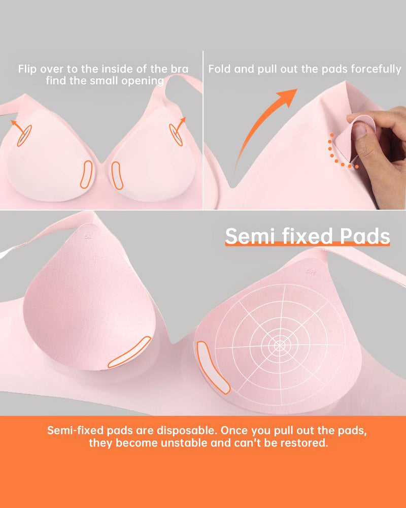 Comfort Deep V Bra without Underwire