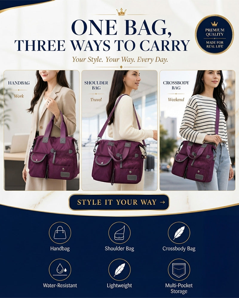 Large Capacity Waterproof Tote Bag for Women