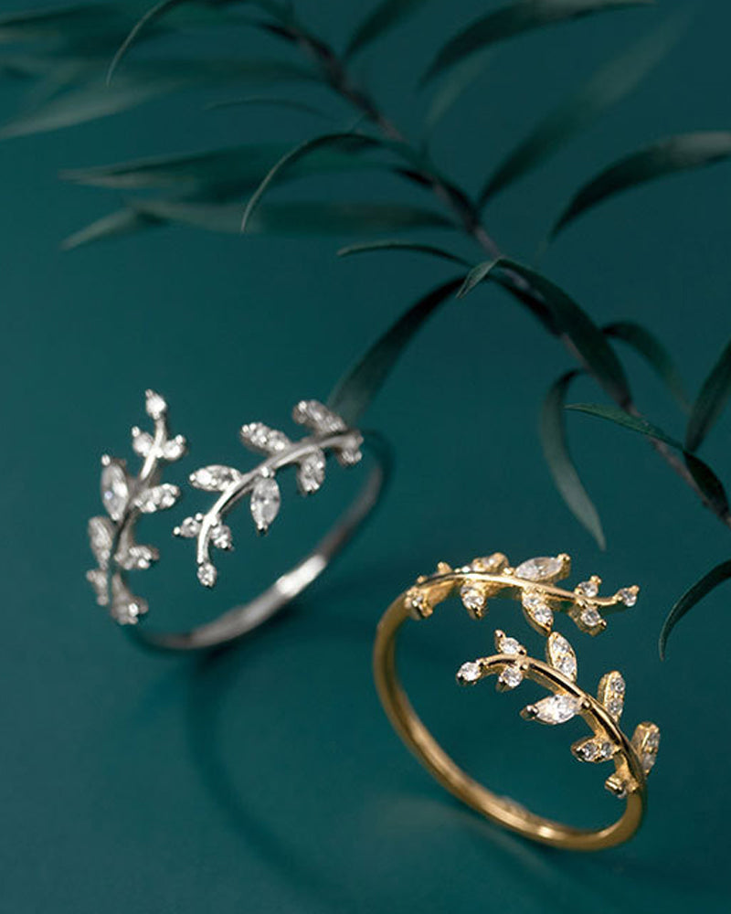 Women's Rings Fashion Outdoor Leaf Ring