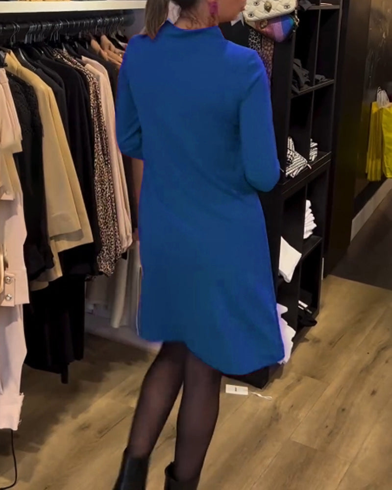 Elegant Round Neck Dress