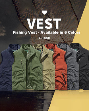 Limited-time sale – 50% OFF🔥🧥 Men's Oversized Sleeveless Vest Jacket with Pockets