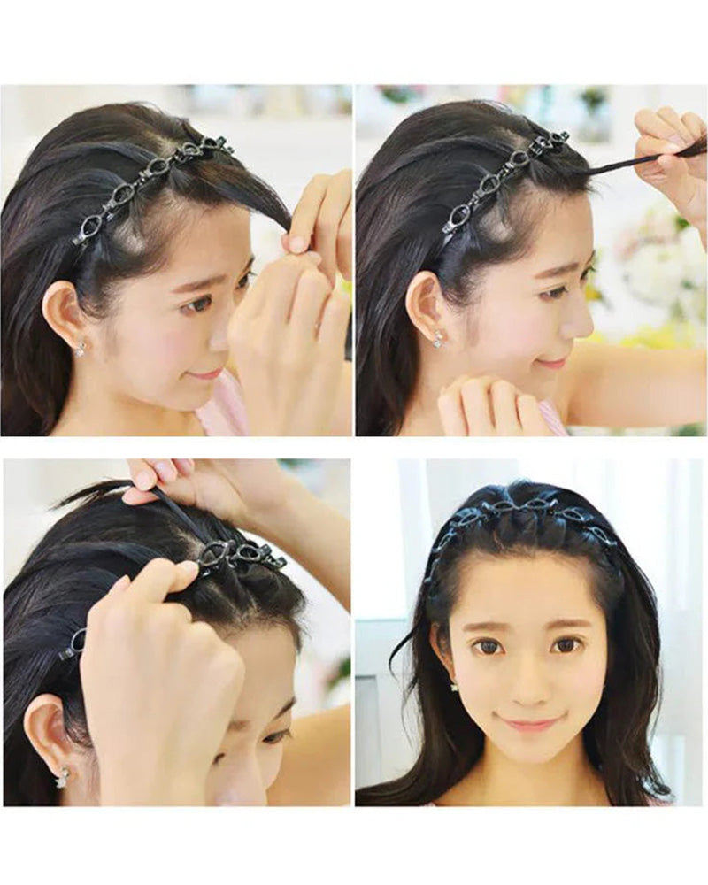 Double Bangs Hairstyle Hairpin