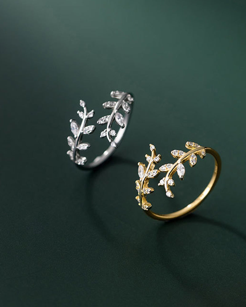Women's Rings Fashion Outdoor Leaf Ring