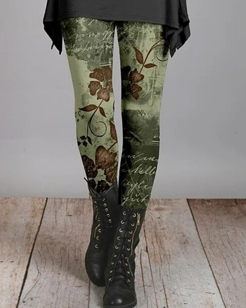 Retro Ethnic Style Leggings