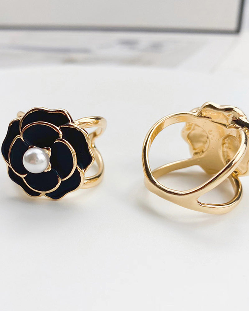 Camellia scarf buckle