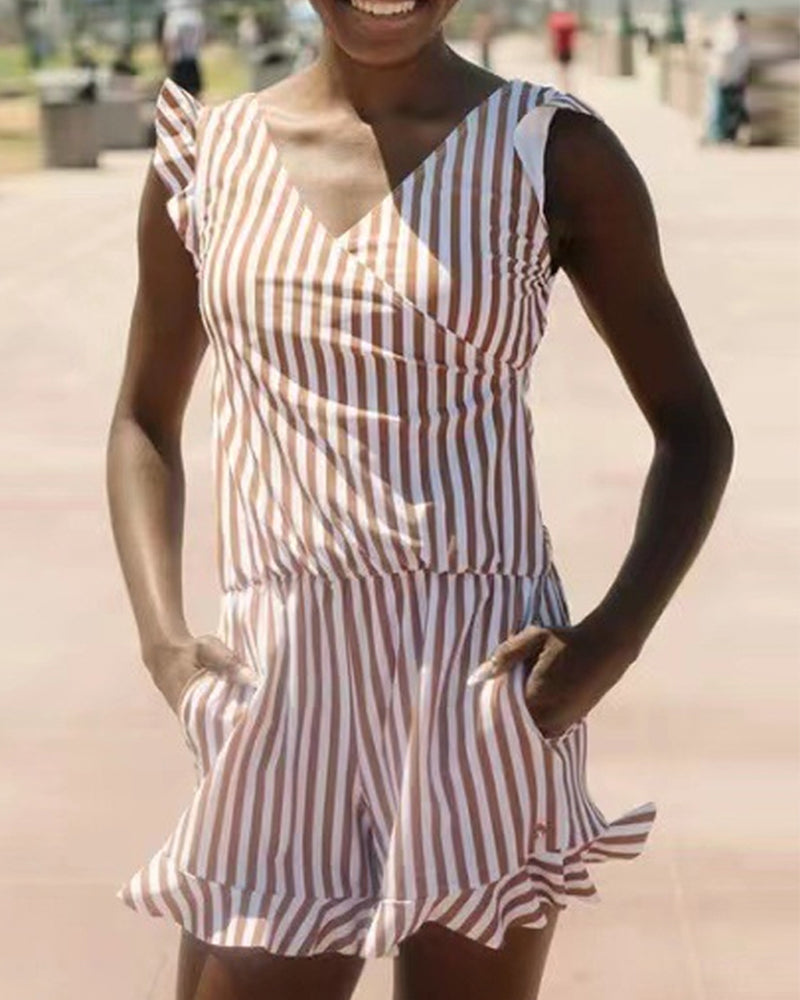 One-piece swimsuit with built-in bra