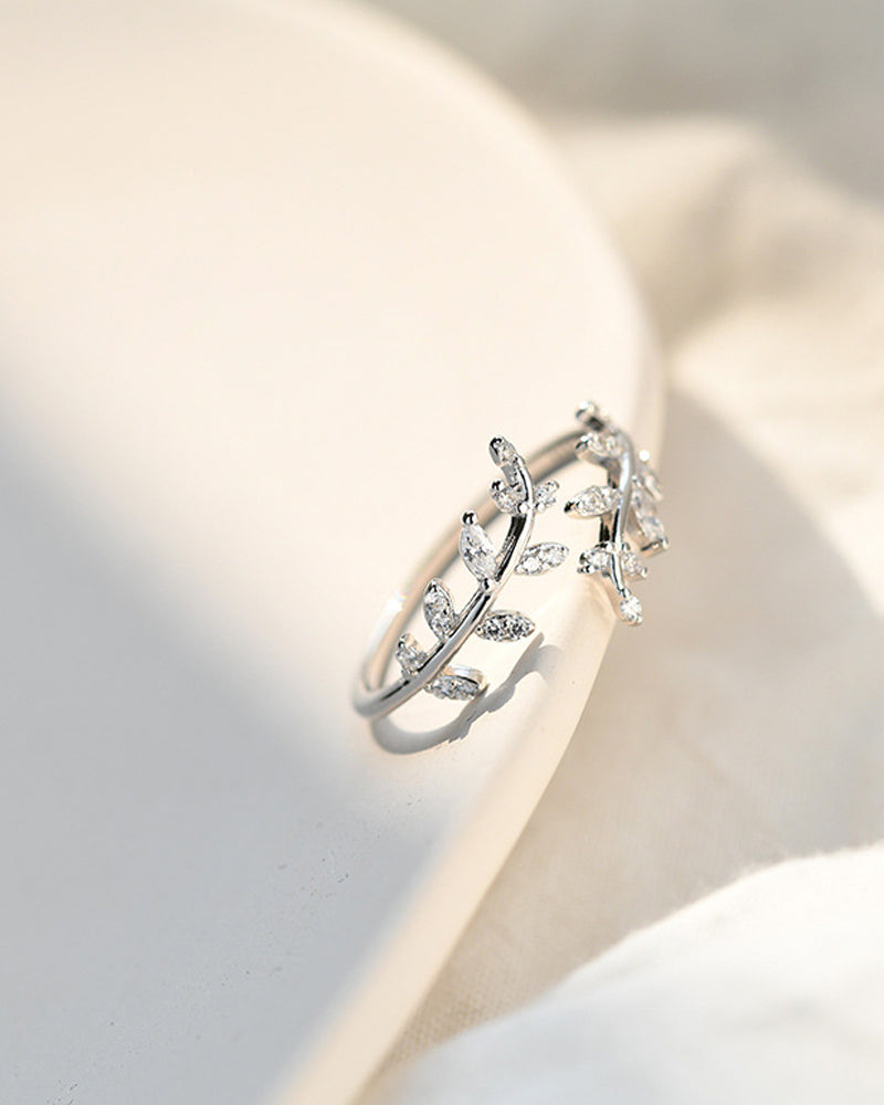 Women's Rings Fashion Outdoor Leaf Ring
