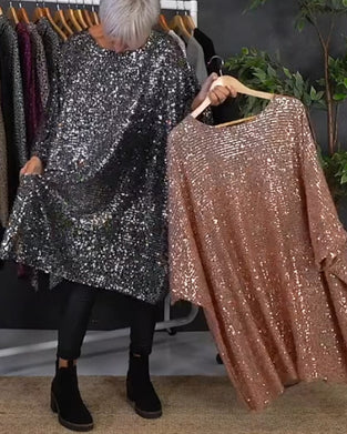 Vacation Loose Sequin Dress