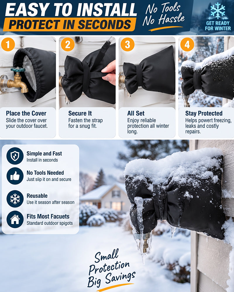 Antifreeze Protective Faucet Cover