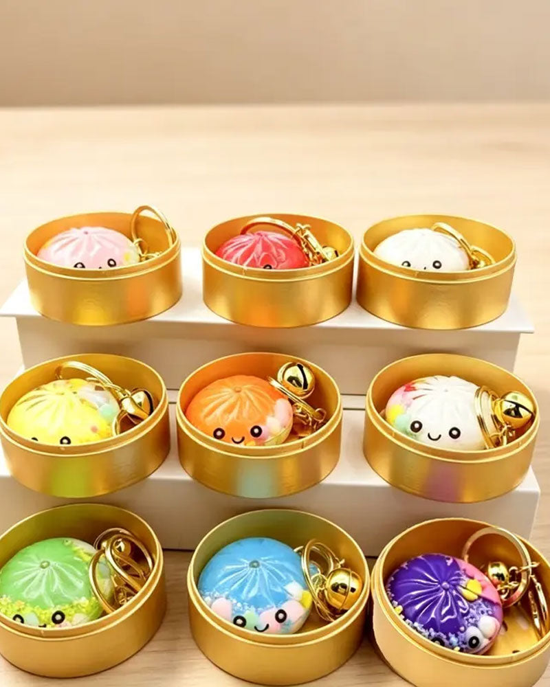Glitter Sand Dumpling Keychain