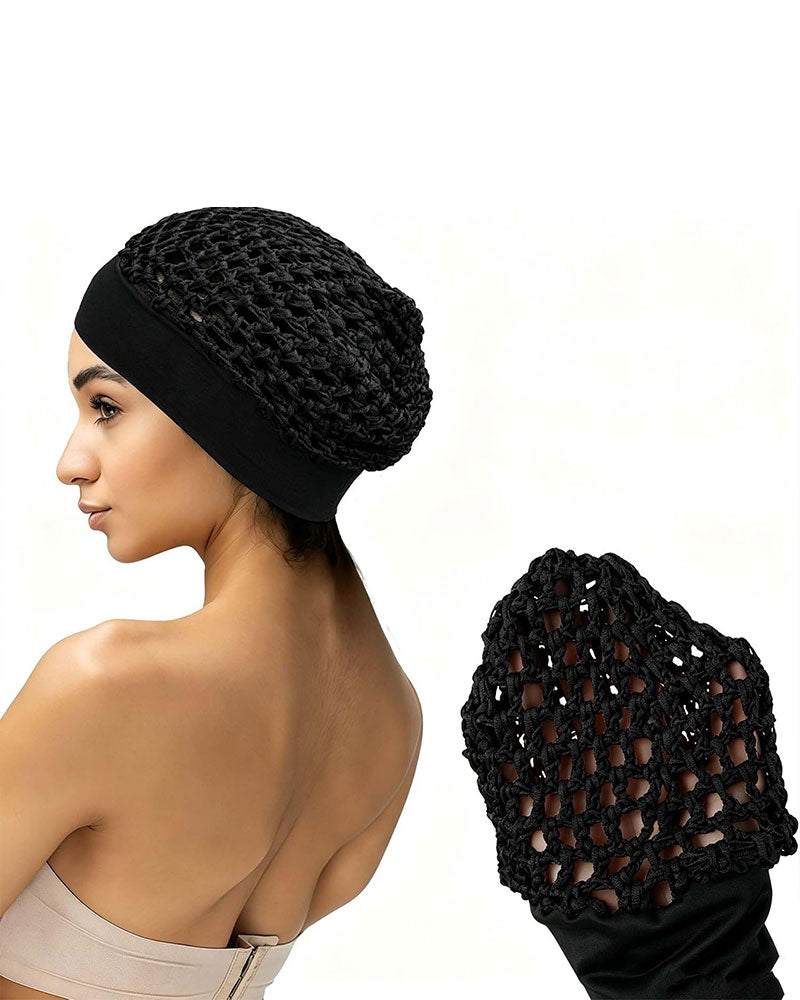 Stretchy Wide-Edge Sleeping Cap