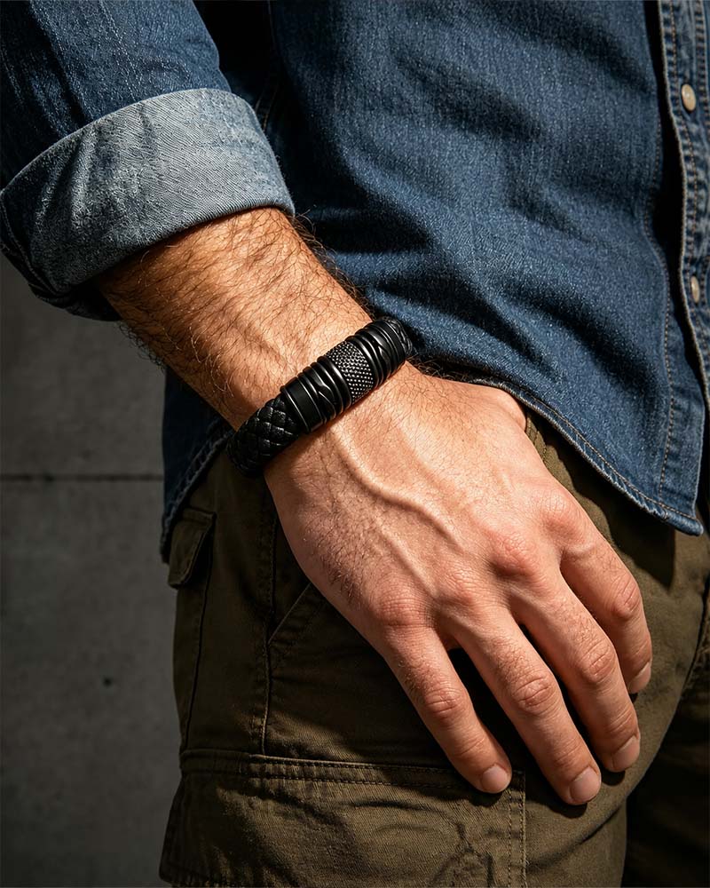 Premium Leather Bracelet For Men