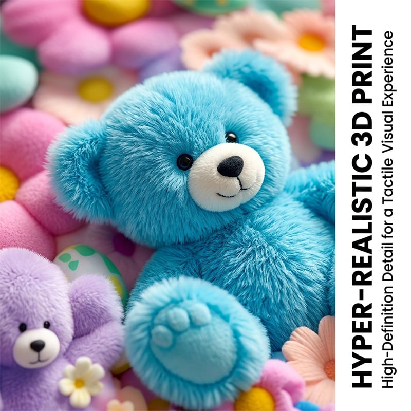 Cute Plush 3D Throw Blanket