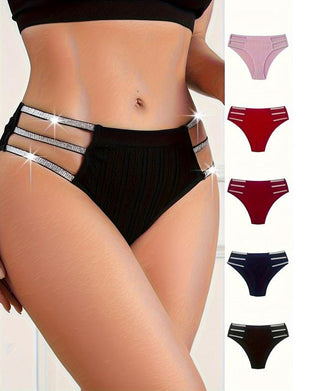 Mature Elegant High-Waist Cut Panties