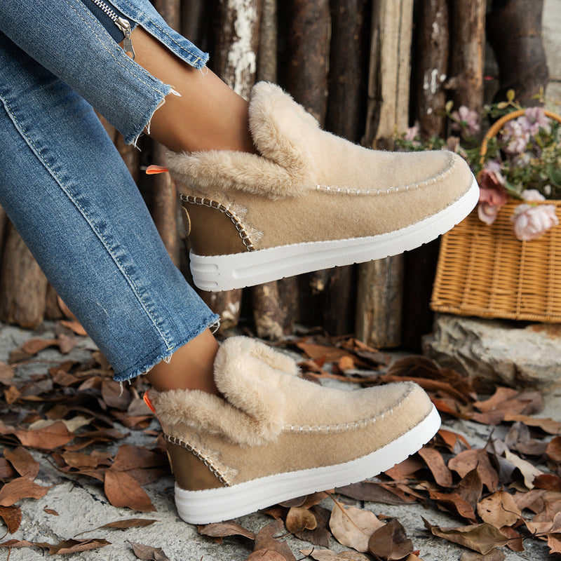 ❄️Women's Winter Non-Slip Faux Fur Warm Ankle Boots