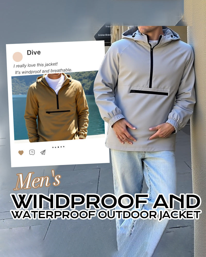 Men's Windproof and Waterproof Outdoor Jacket