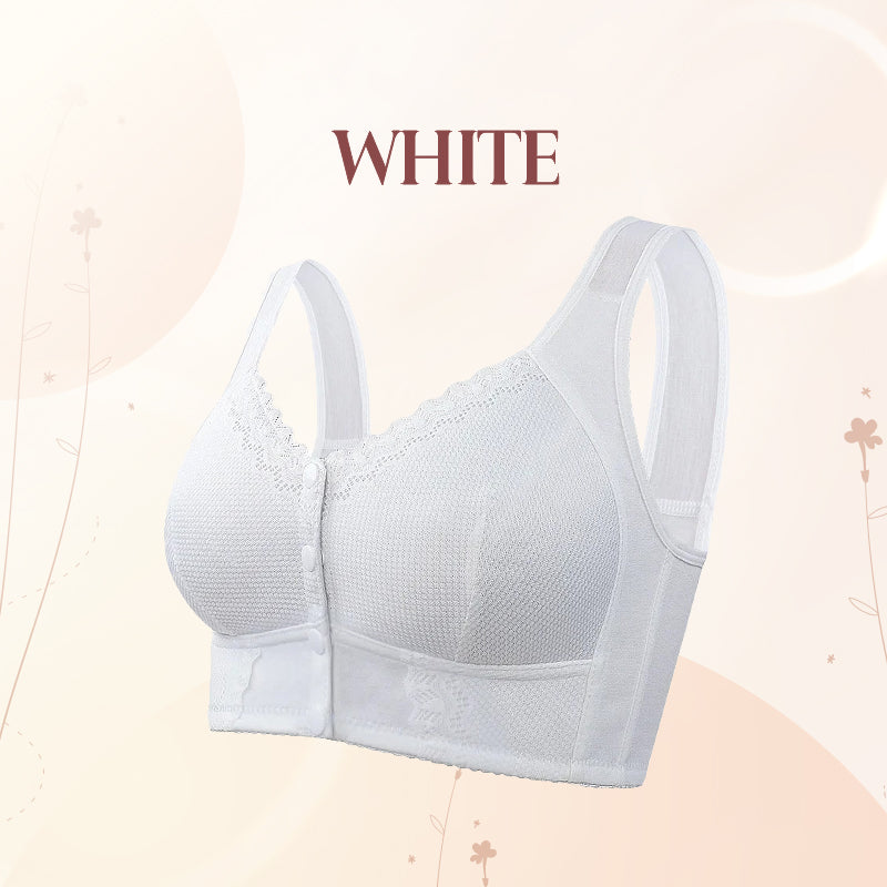 Front Closure Breathable Bra for Seniors
