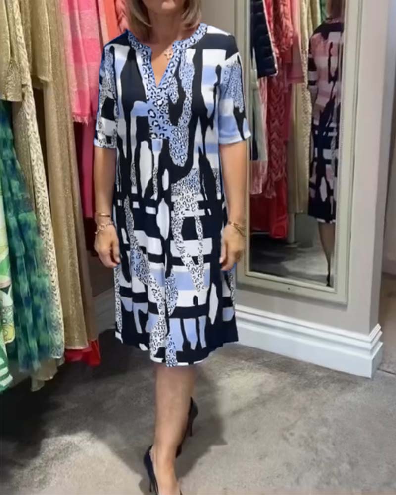 Women's leopard print midi dress