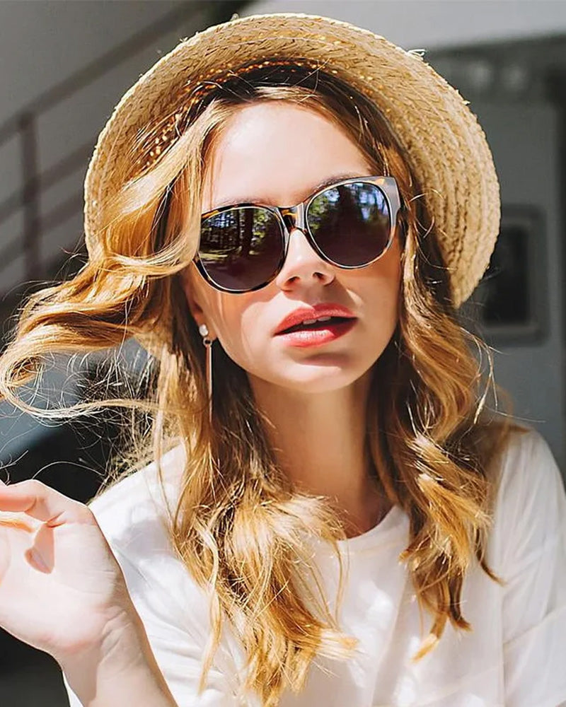 Polarized UV400 Protection Trendy Round Sunglasses